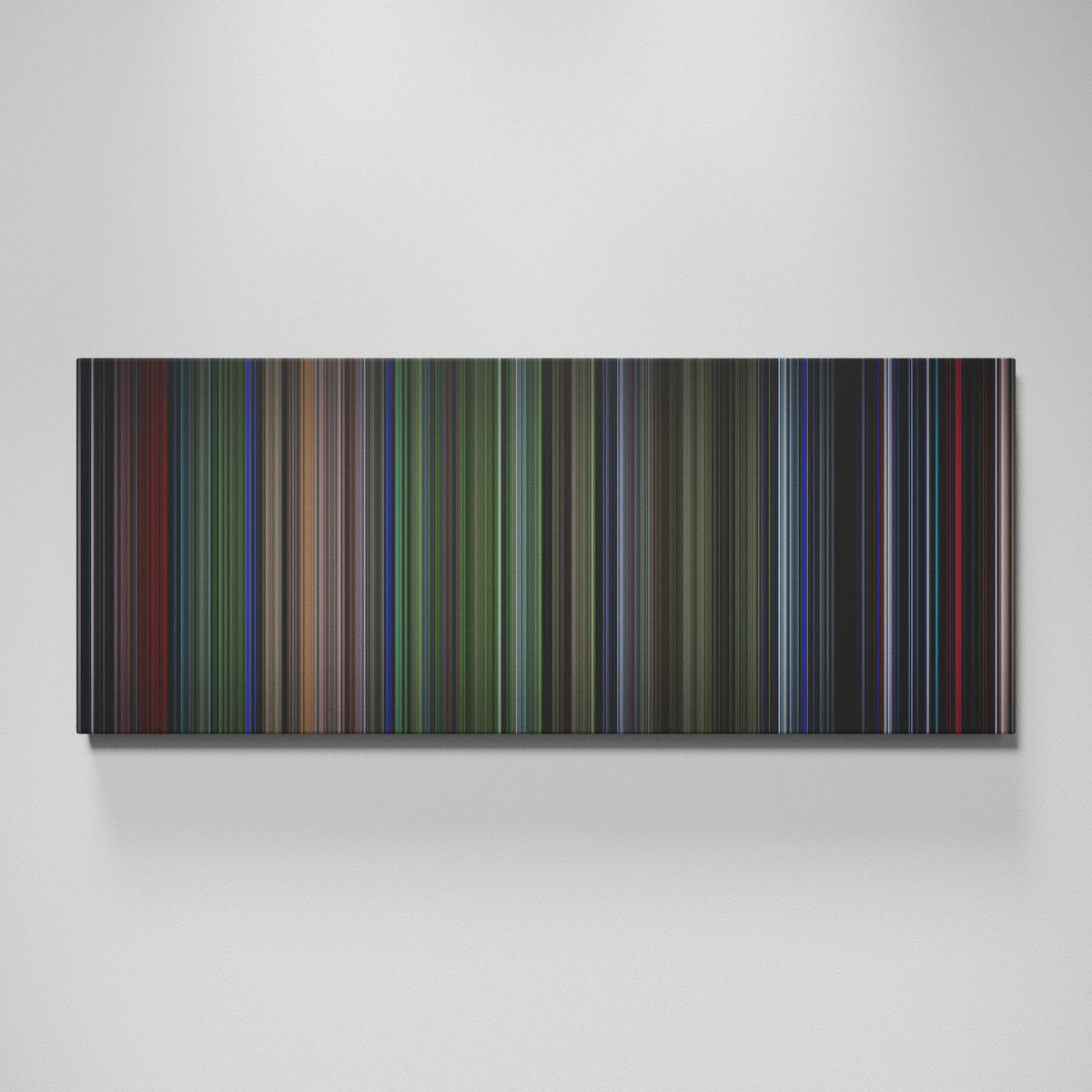 Predator movie canvas wall art - color palette print