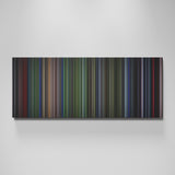 Predator movie canvas wall art - color palette print
