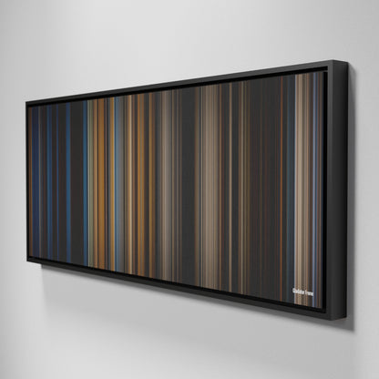 Side view of Framed Buff's of Gladiator Frome on the wall