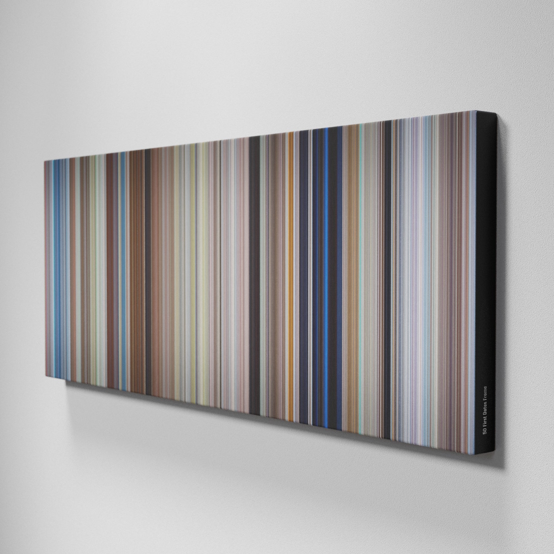 Side view of Buff's of 50 First Dates Frome on the wall