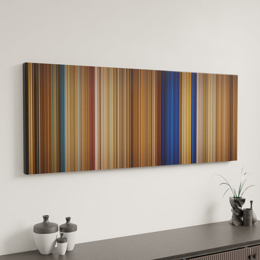 Minimal interior design with Mad Max: Fury Road Frome on the wall