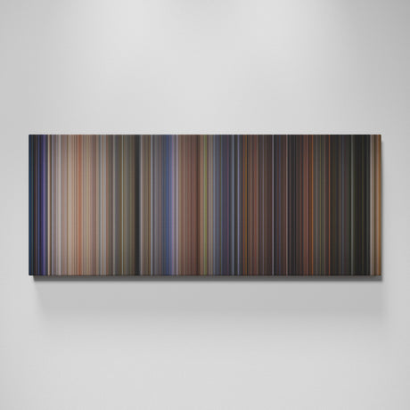 Twister movie canvas wall art - color palette print