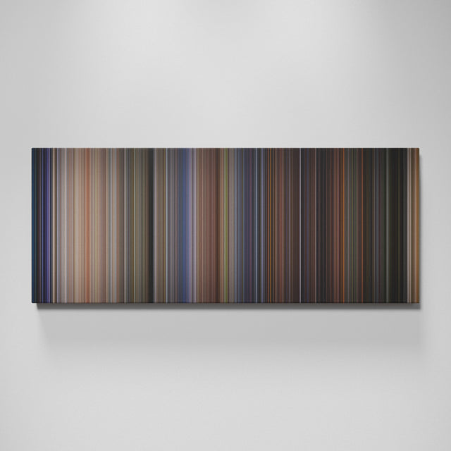 Twister movie canvas wall art - color palette print