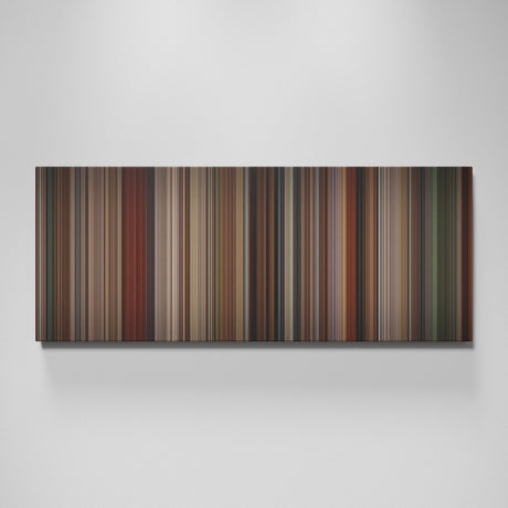 500 Days of Summer movie canvas wall art - color palette print