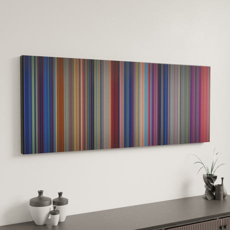 Lilo & Stitch canvas art in modern interior - movie color palette