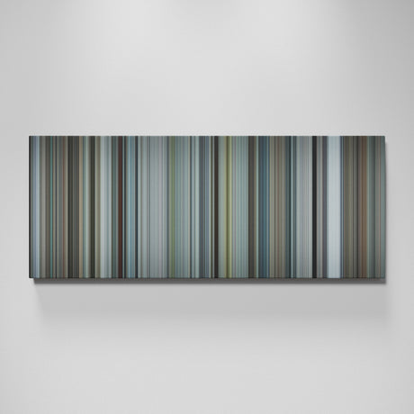 Burnt movie canvas wall art - color palette print