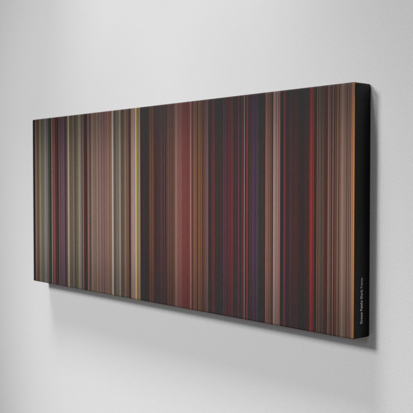 Side view of Buff's of Grosse Pointe Blank Frome on the wall