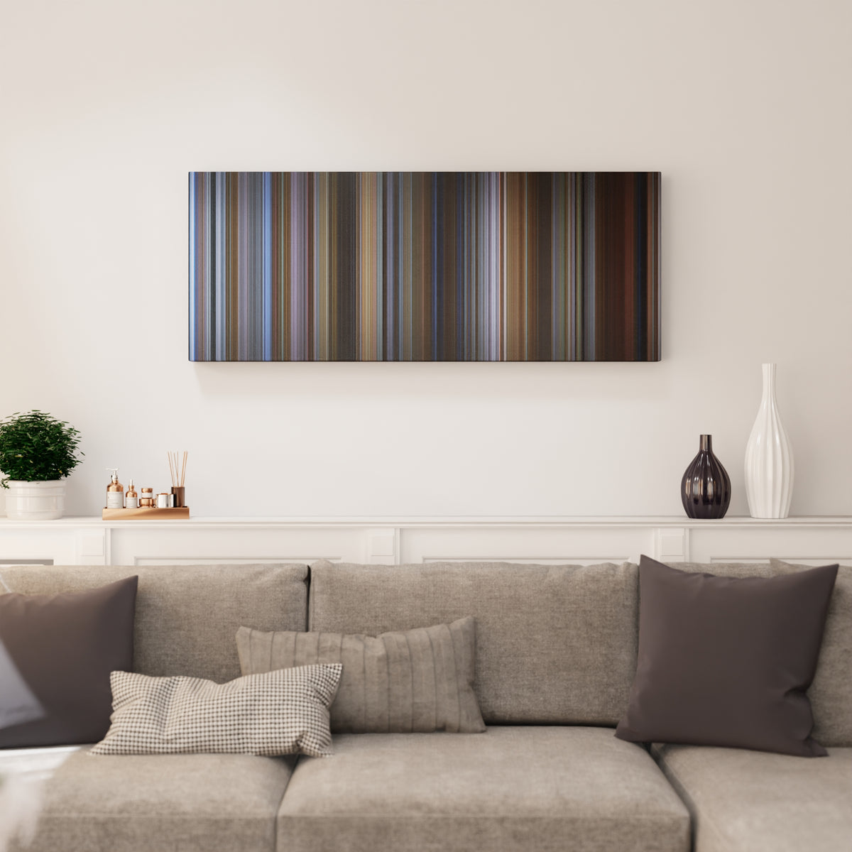 Groundhog Day canvas print in living room - film wall decor