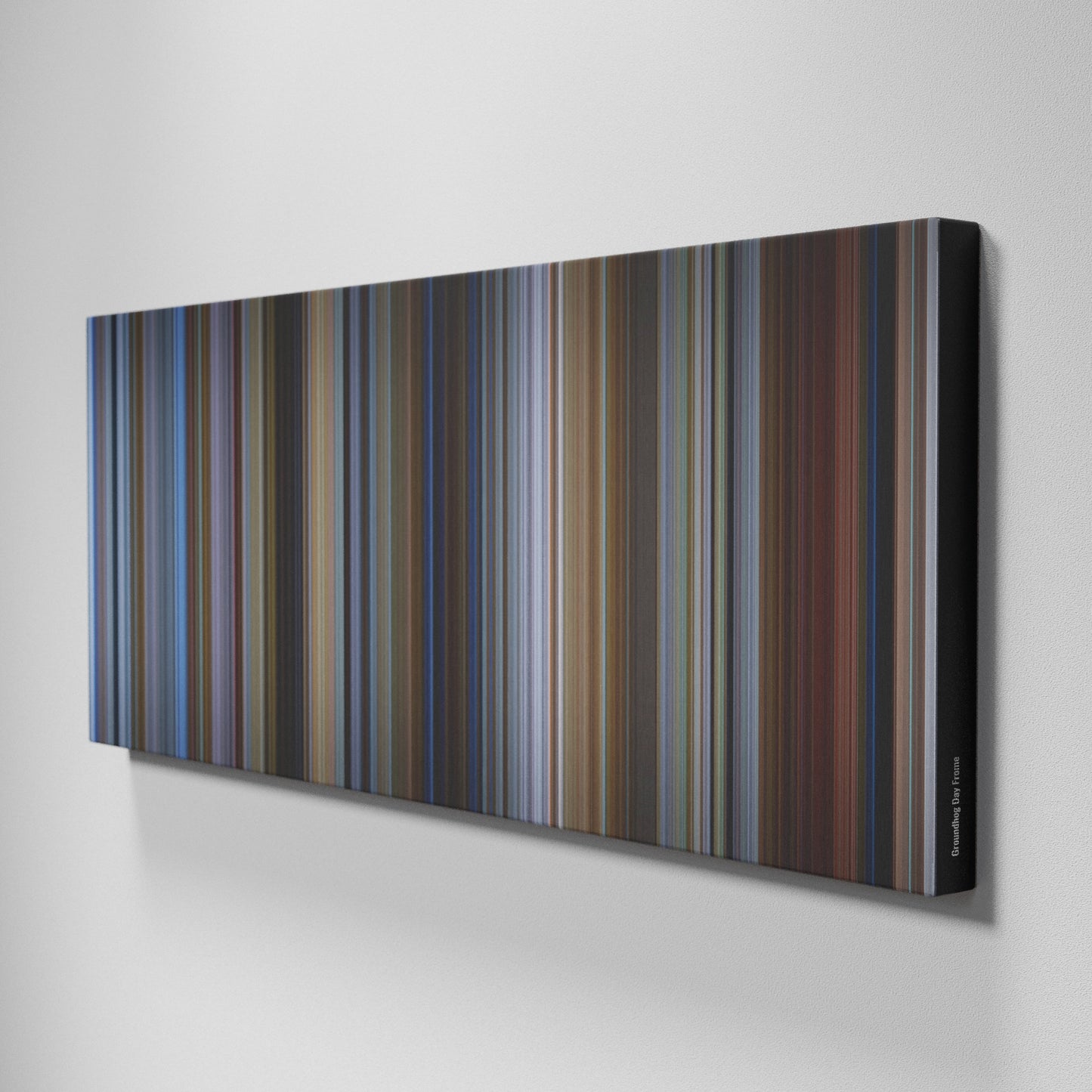 Side view of Buff's of Groundhog Day Frome on the wall