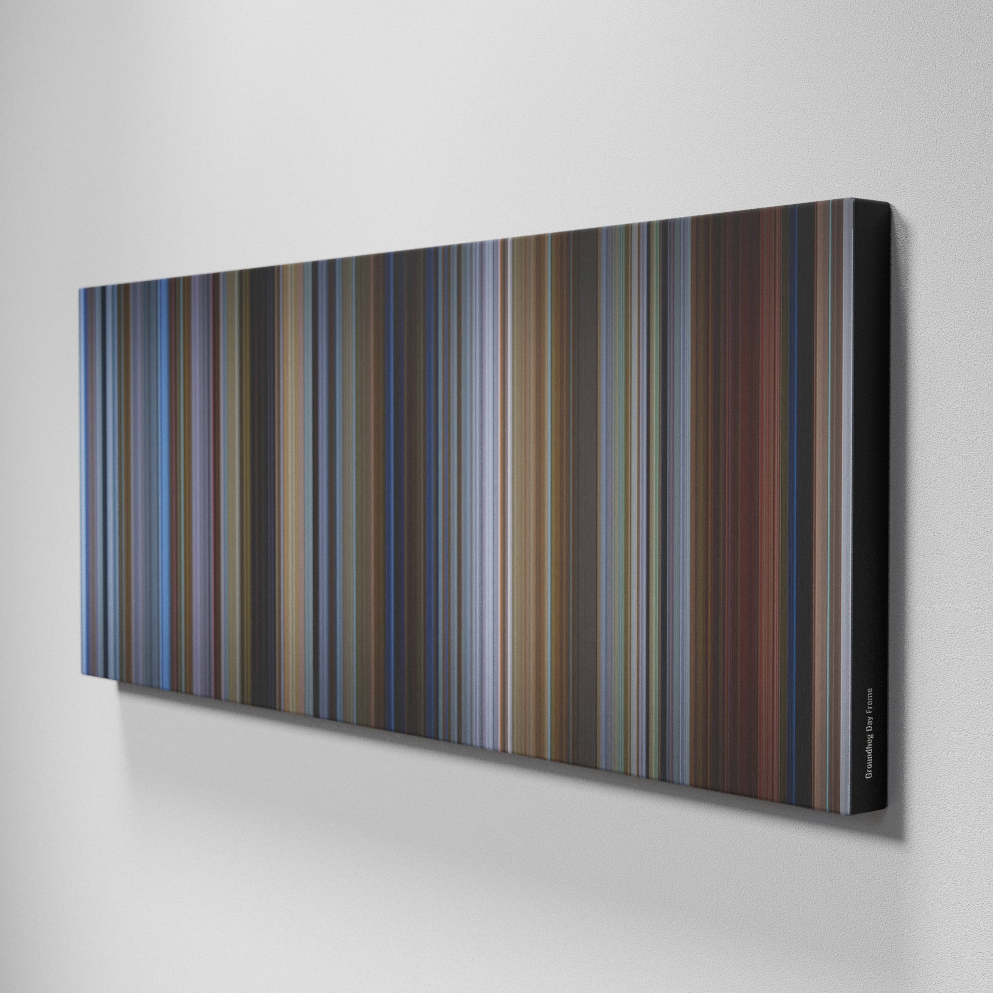 Side view of Buff's of Groundhog Day Frome on the wall