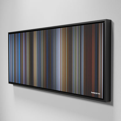 Side view of Framed Buff's of Groundhog Day Frome on the wall