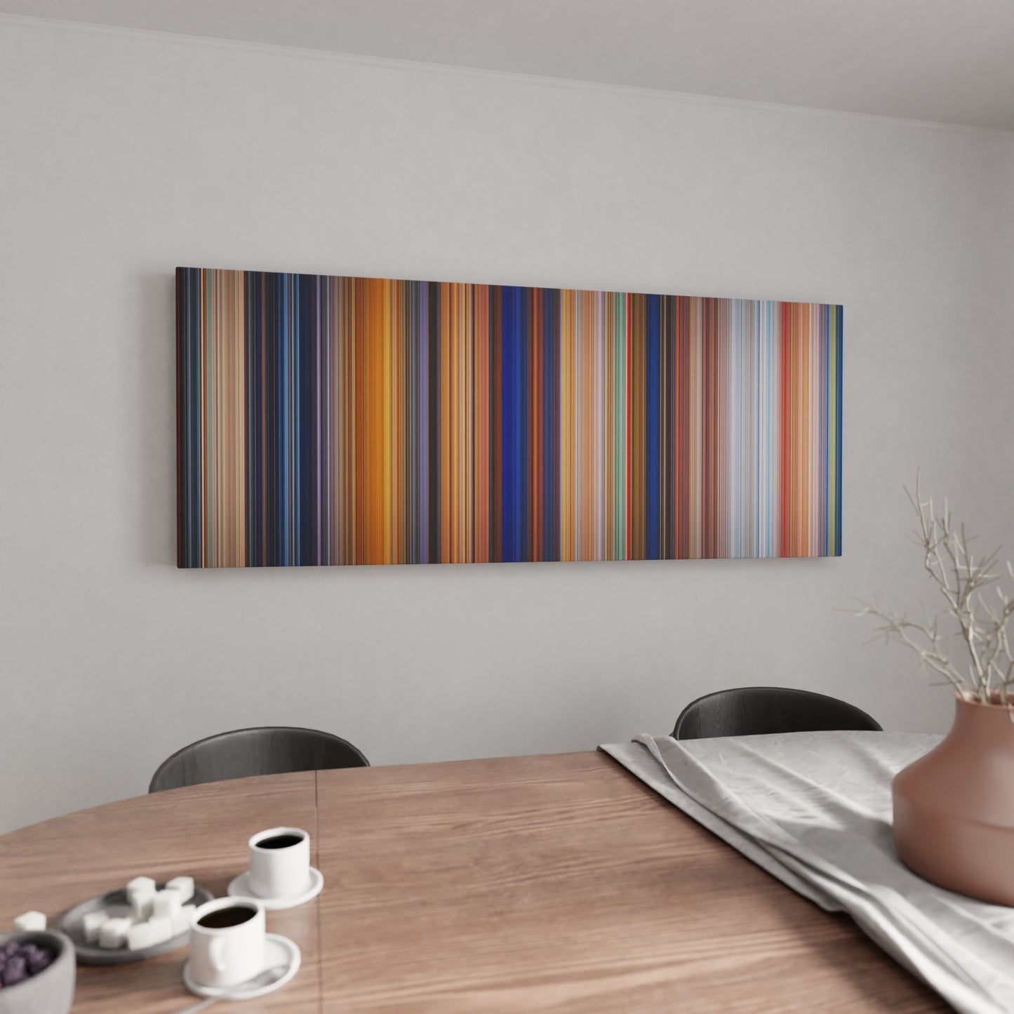 Kitchen with The Iron Giant Frome on the wall