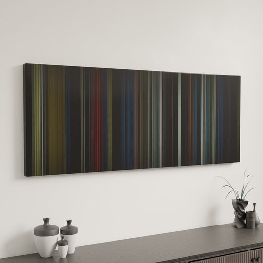 Minimal interior design with Comet Frome on the wall