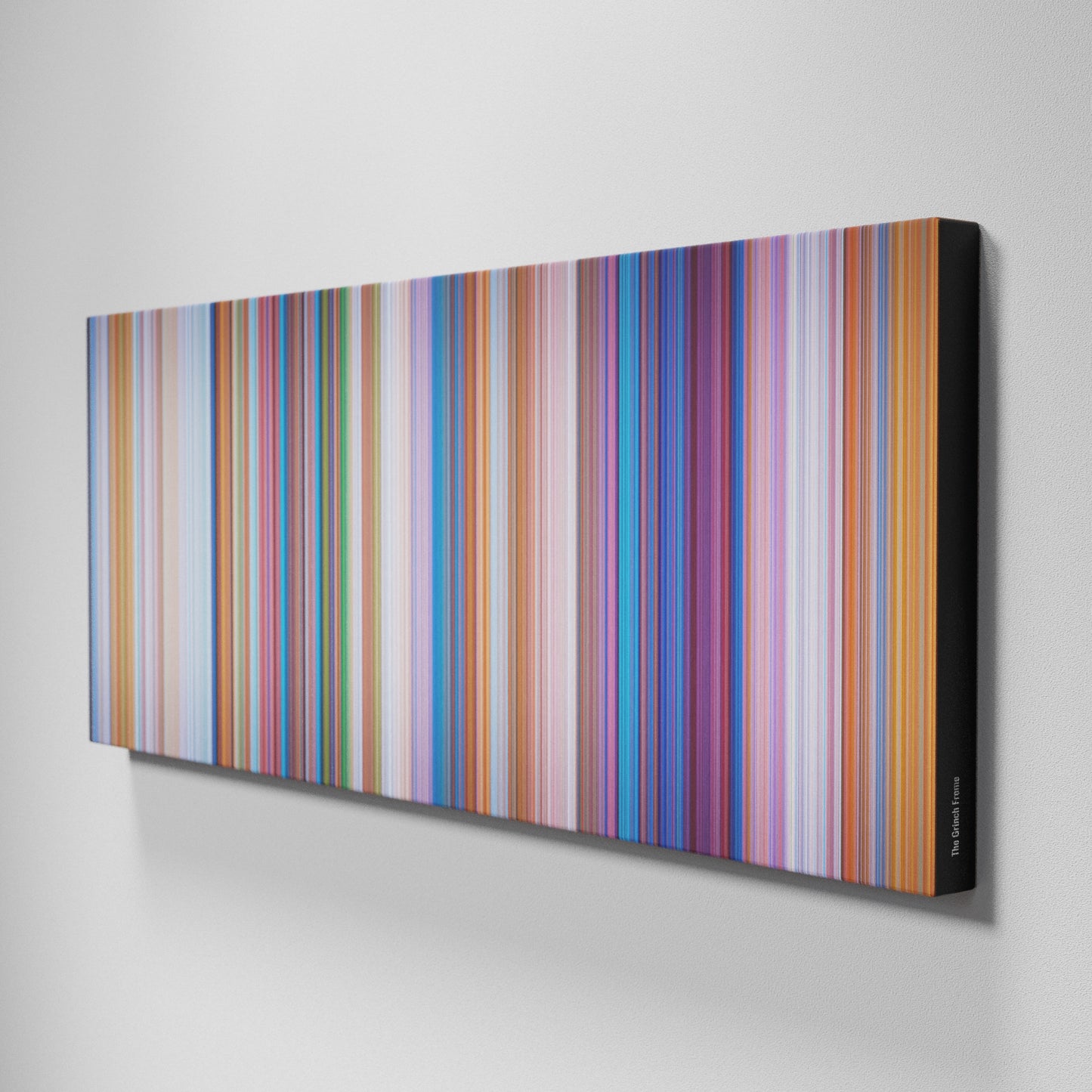 Side view of Buff's of The Grinch Frome on the wall