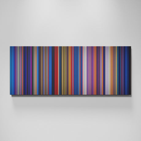 Fantasia movie canvas wall art - color palette print