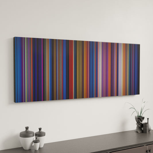 Minimal interior design with Fantasia Frome on the wall