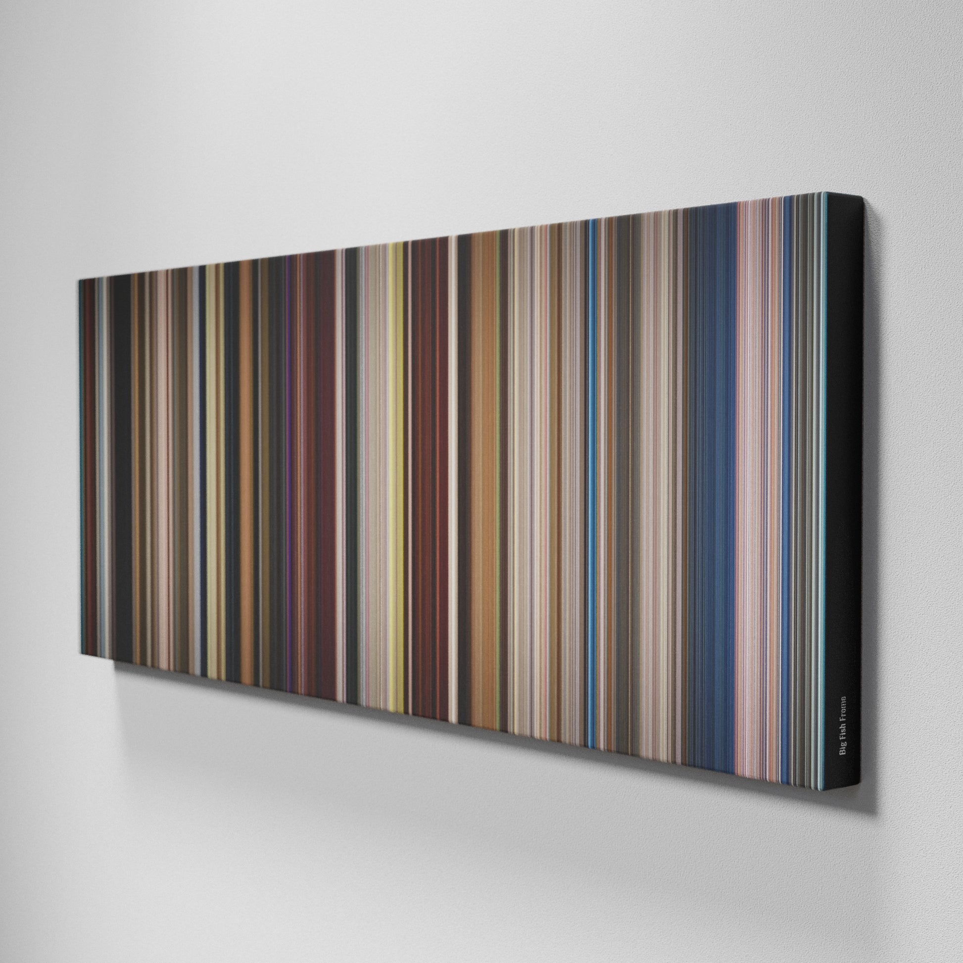 Side view of Buff's of Big Fish Frome on the wall