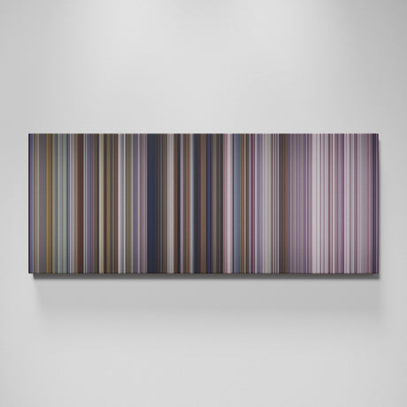 Miracle movie canvas wall art - color palette print