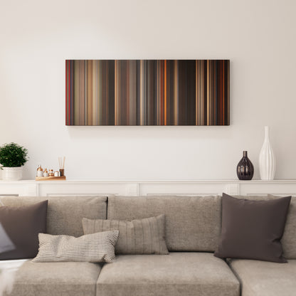 Living room interior with The Ten Commandments Frome on the wall