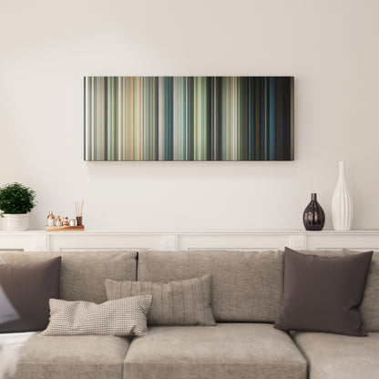 Living room interior with Jurassic World Frome on the wall