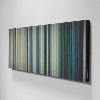 Side view of Buff's of Jurassic World Frome on the wall