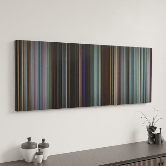 Minimal interior design with Uncut Gems Frome on the wall