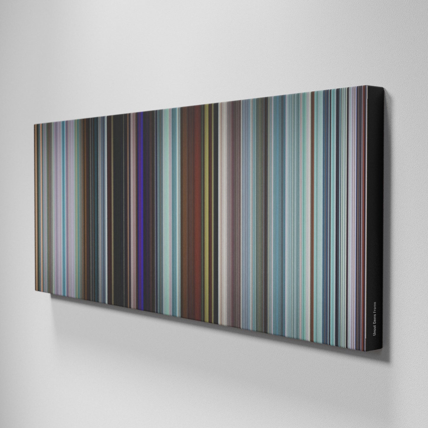 Side view of Buff's of Uncut Gems Frome on the wall