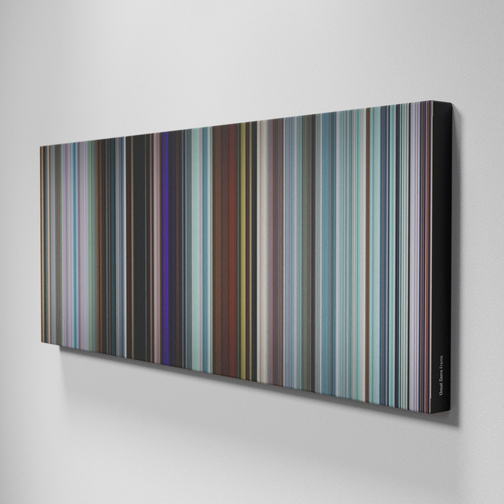 Side view of Buff's of Uncut Gems Frome on the wall