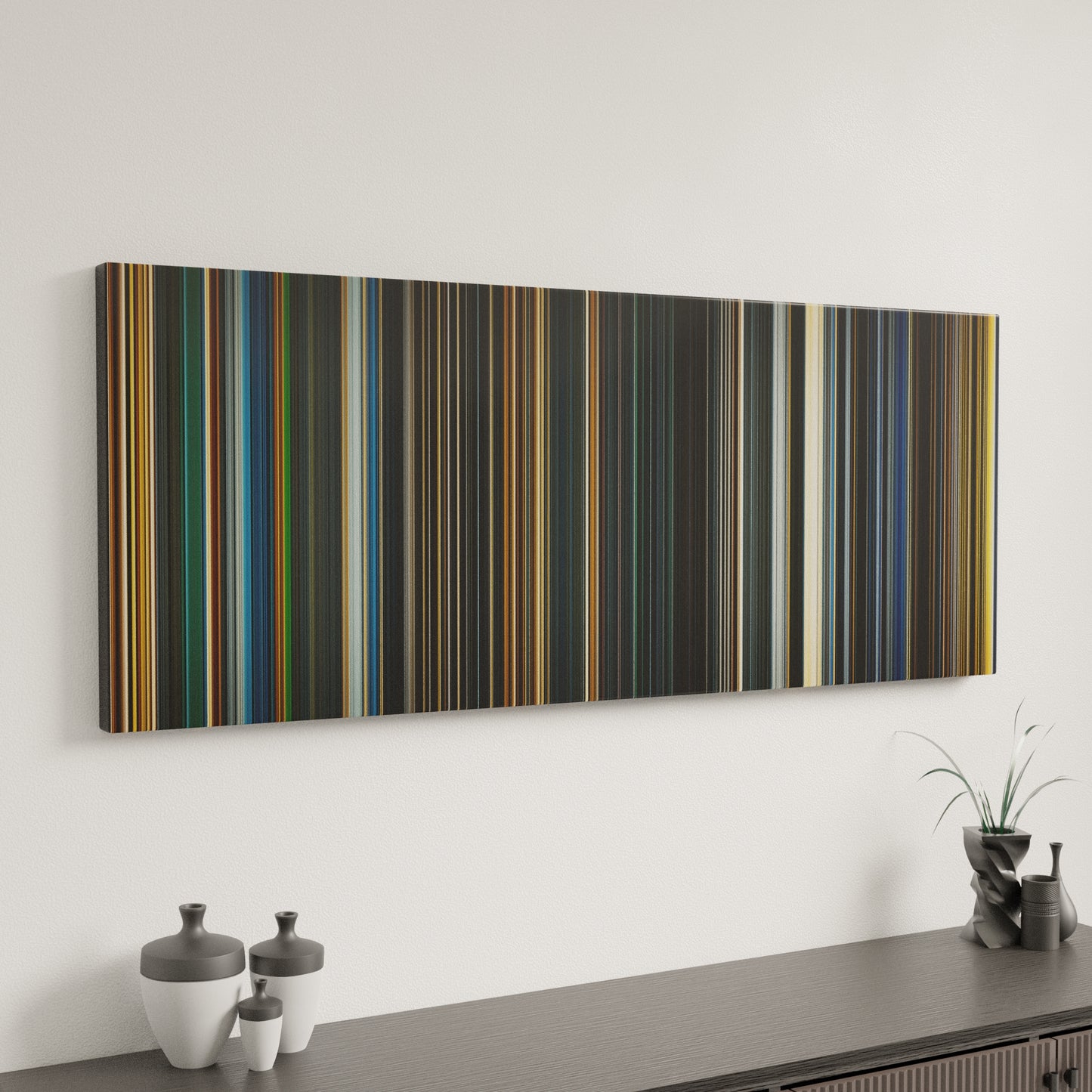 Minimal interior design with Sunshine Frome on the wall