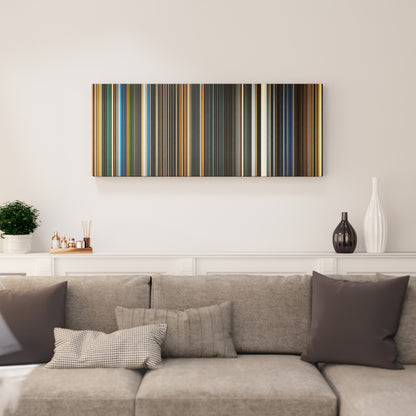 Living room interior with Sunshine Frome on the wall