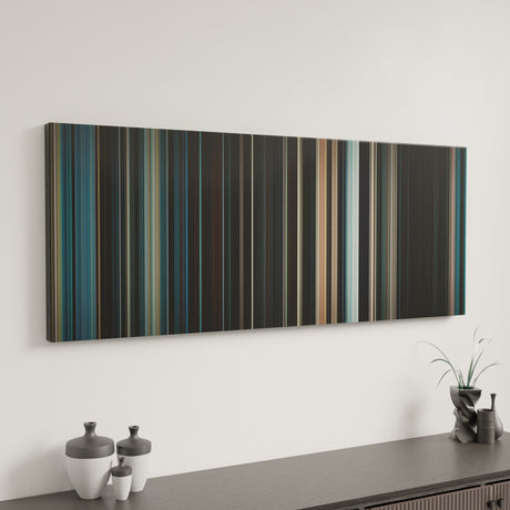 Serenity canvas art in modern interior - movie color palette