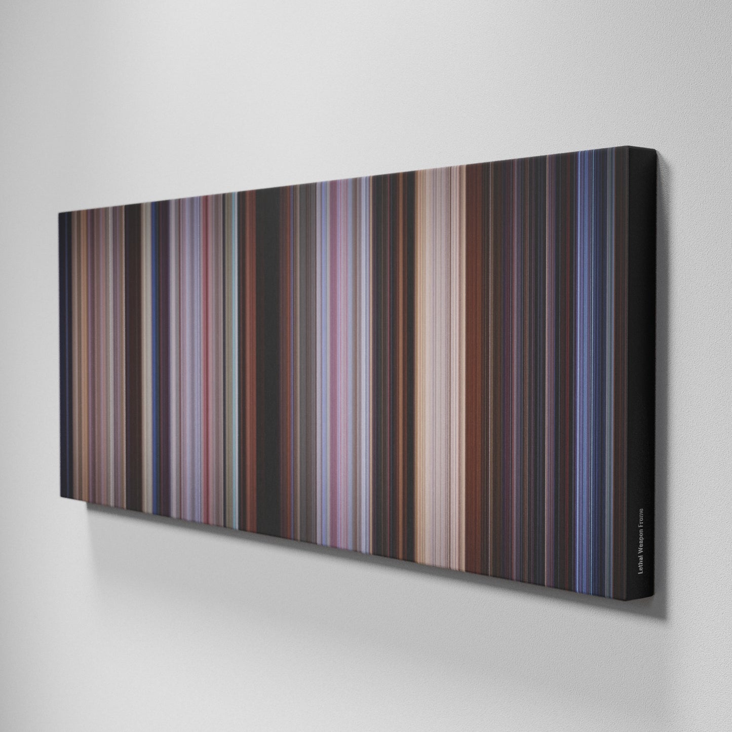 Side view of Buff's of Lethal Weapon Frome on the wall