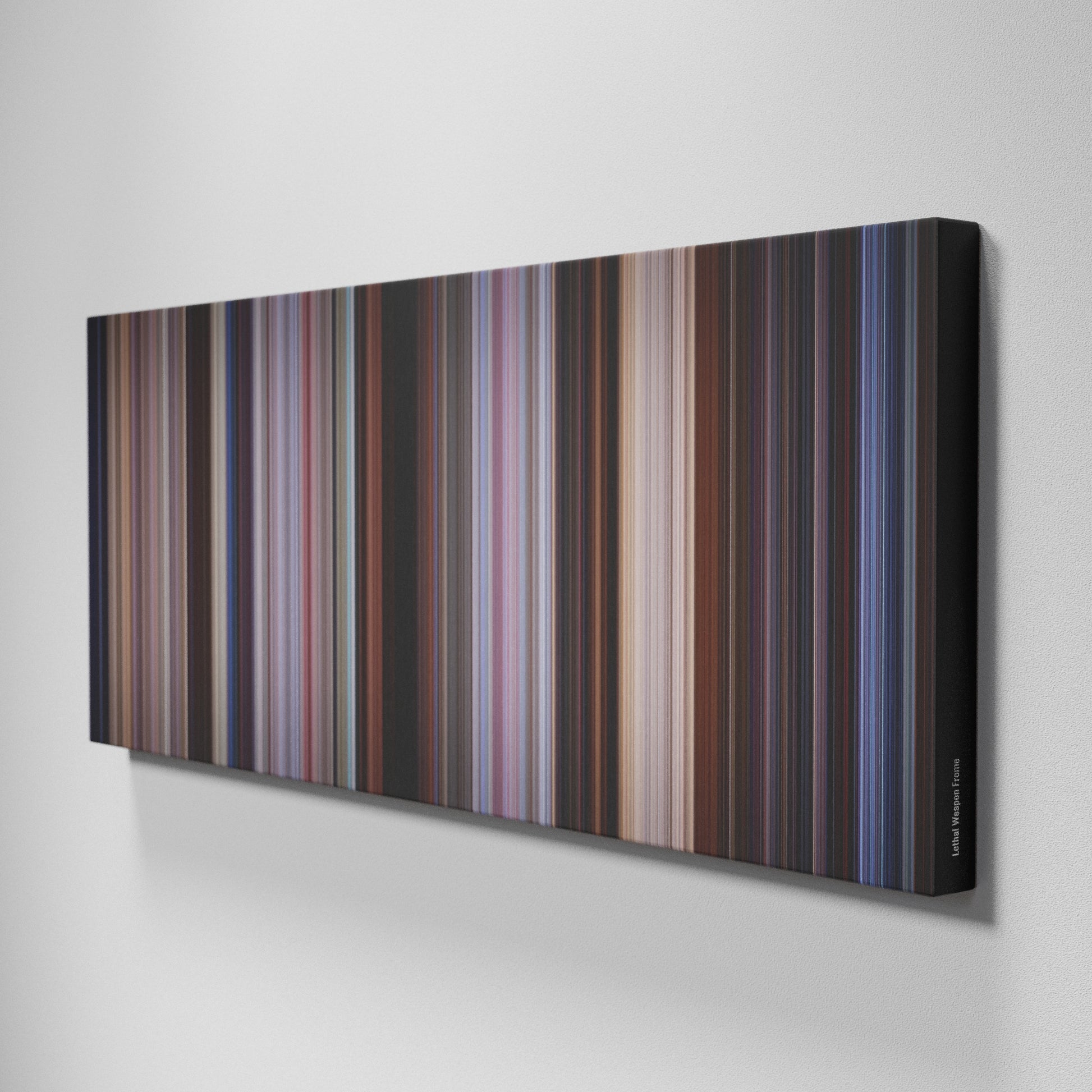 Side view of Buff's of Lethal Weapon Frome on the wall