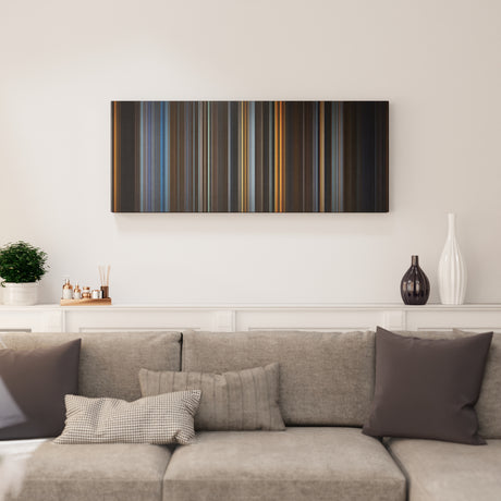 V for Vendetta canvas print in living room - film wall decor
