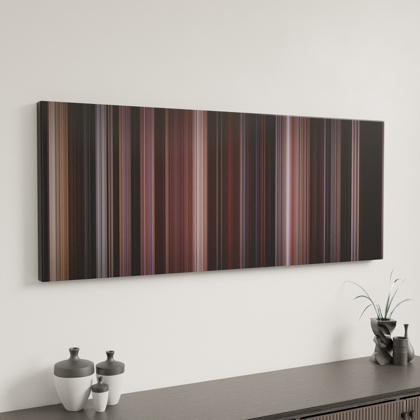 Minimal interior design with Cool Hand Luke Frome on the wall