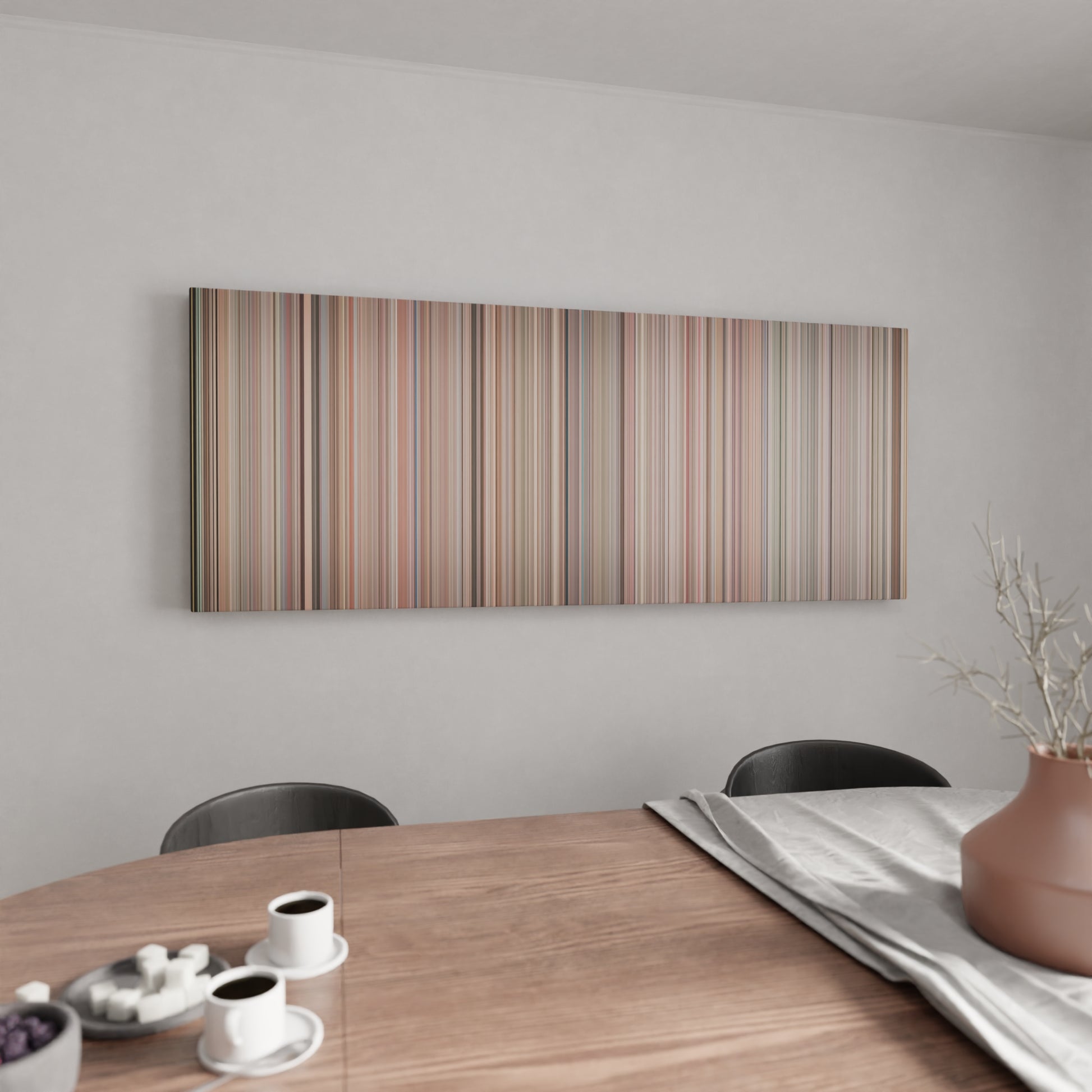 Kitchen with Senna Frome on the wall