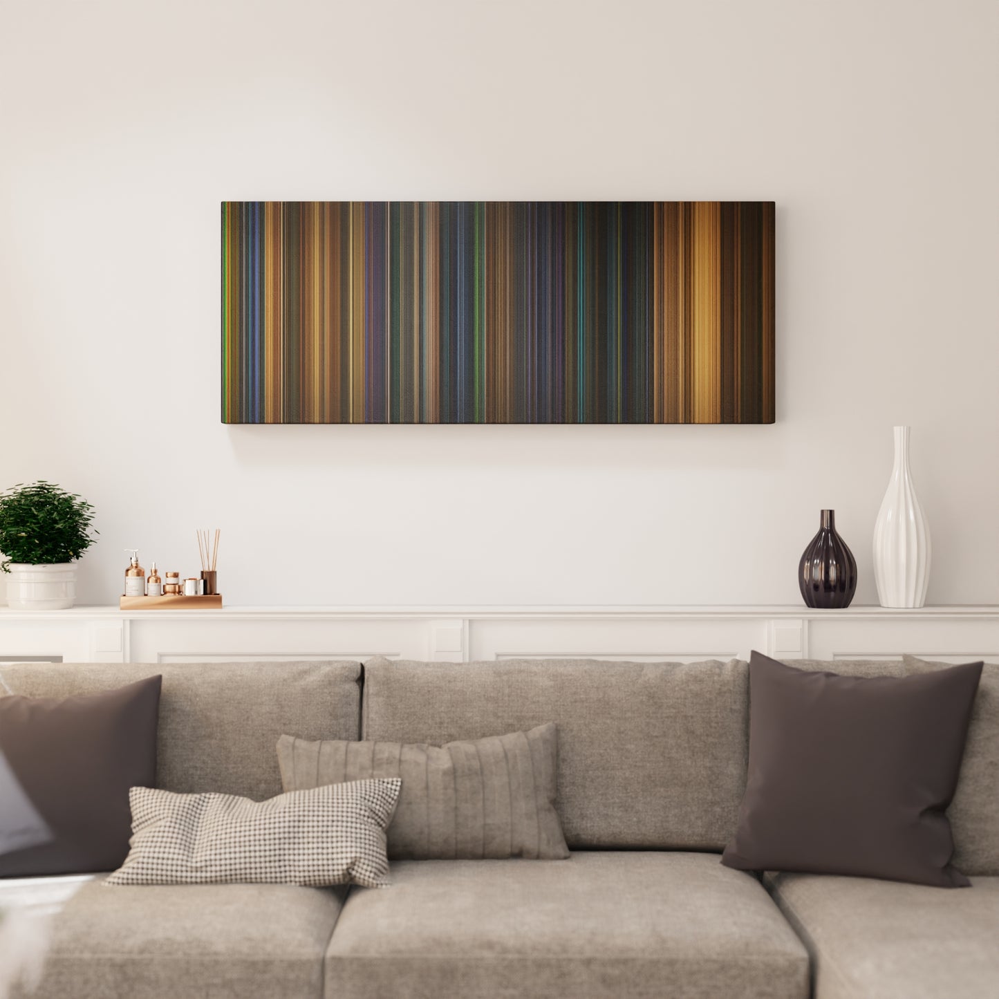 Living room interior with Gone in 60 Seconds Frome on the wall