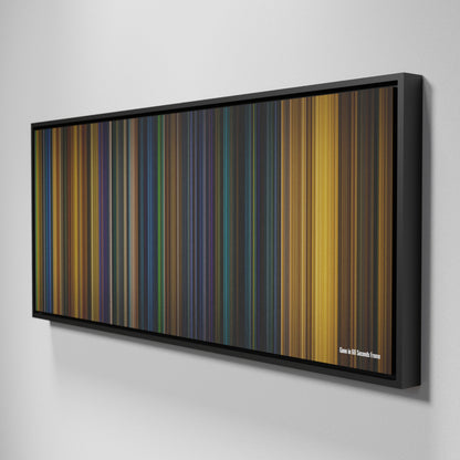 Side view of Framed Buff's of Gone in 60 Seconds Frome on the wall