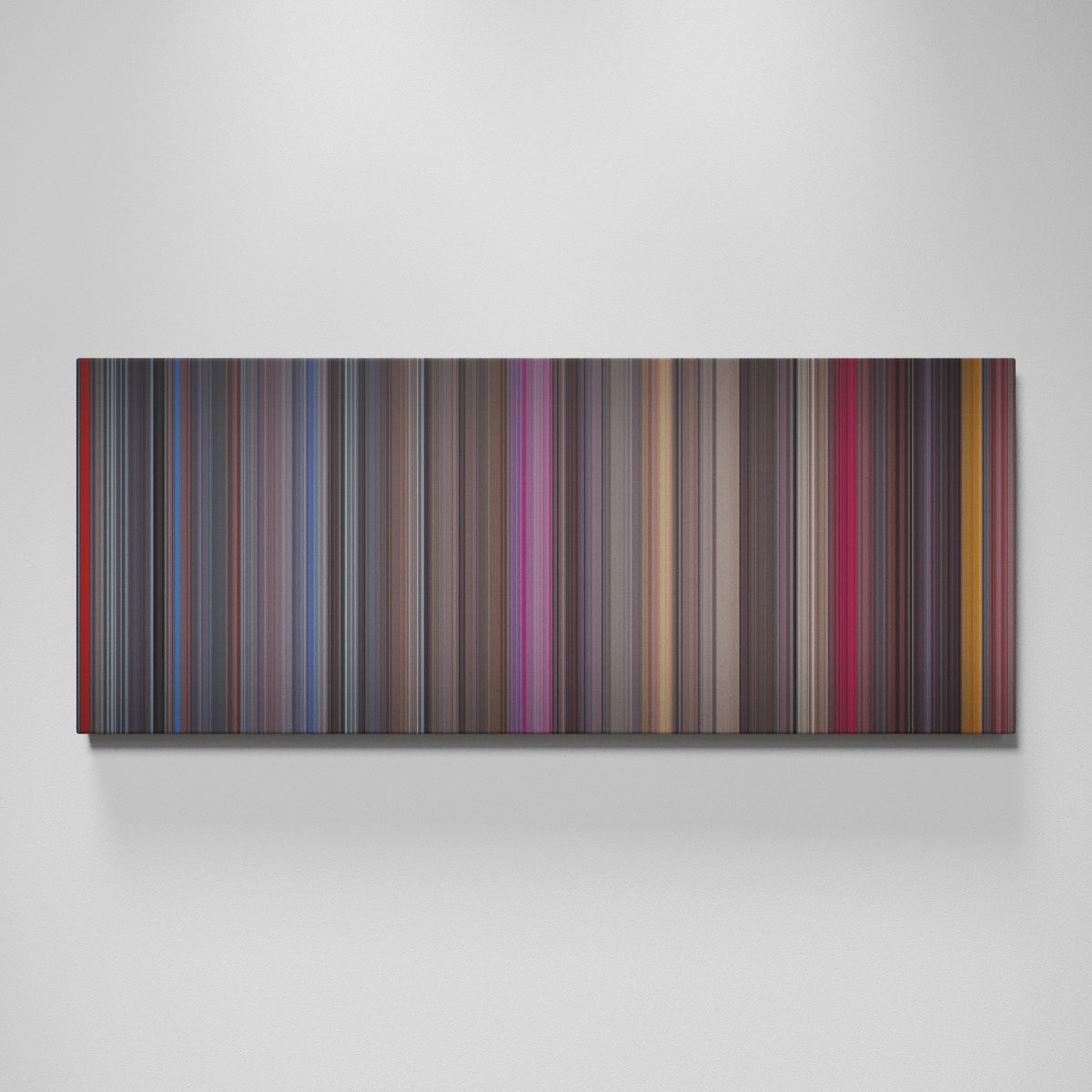 White Christmas movie canvas wall art - color palette print