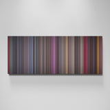 White Christmas movie canvas wall art - color palette print