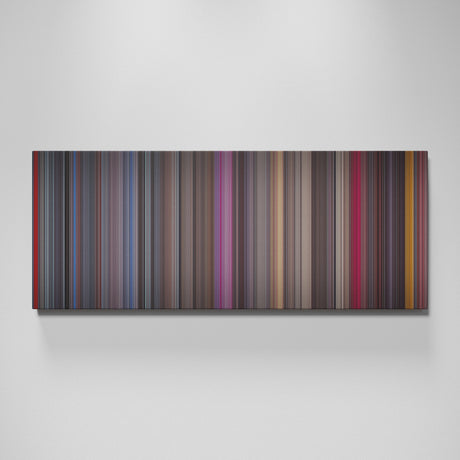 White Christmas movie canvas wall art - color palette print
