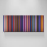 Coco movie canvas wall art - color palette print