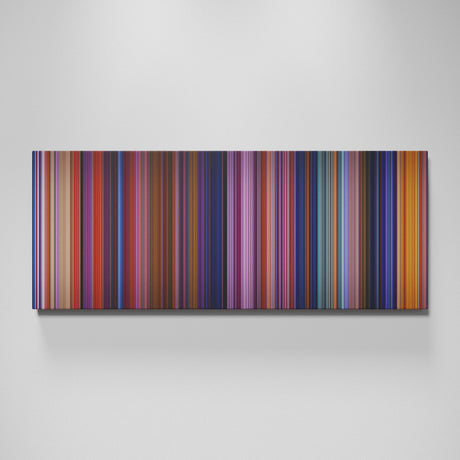 Coco movie canvas wall art - color palette print