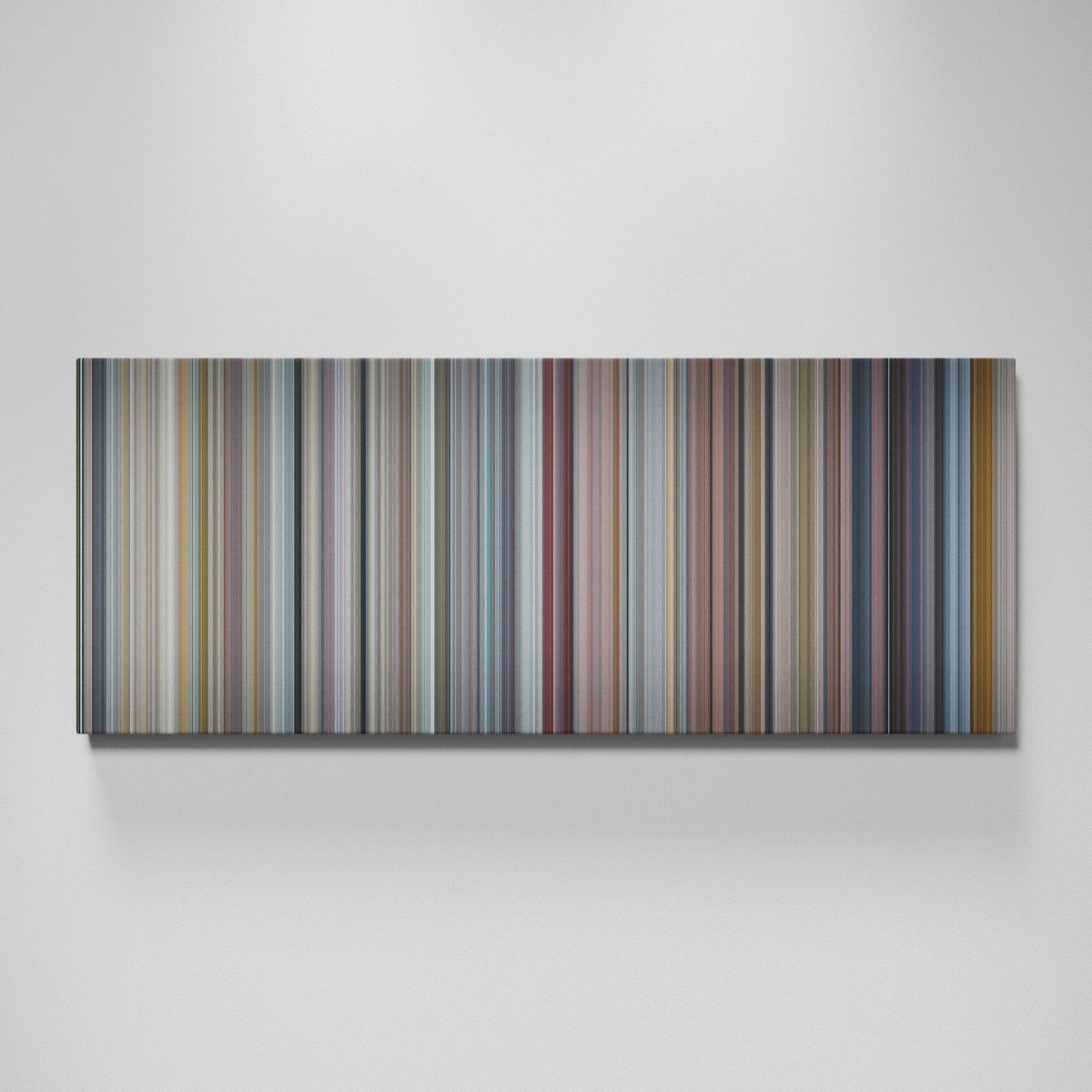Love Actually movie canvas wall art - color palette print