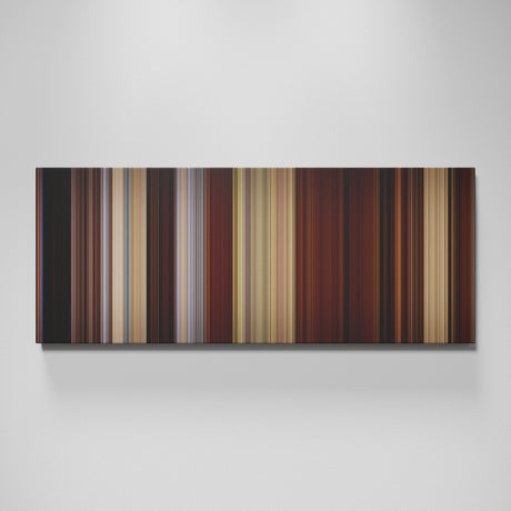 Django Unchained movie canvas wall art - color palette print