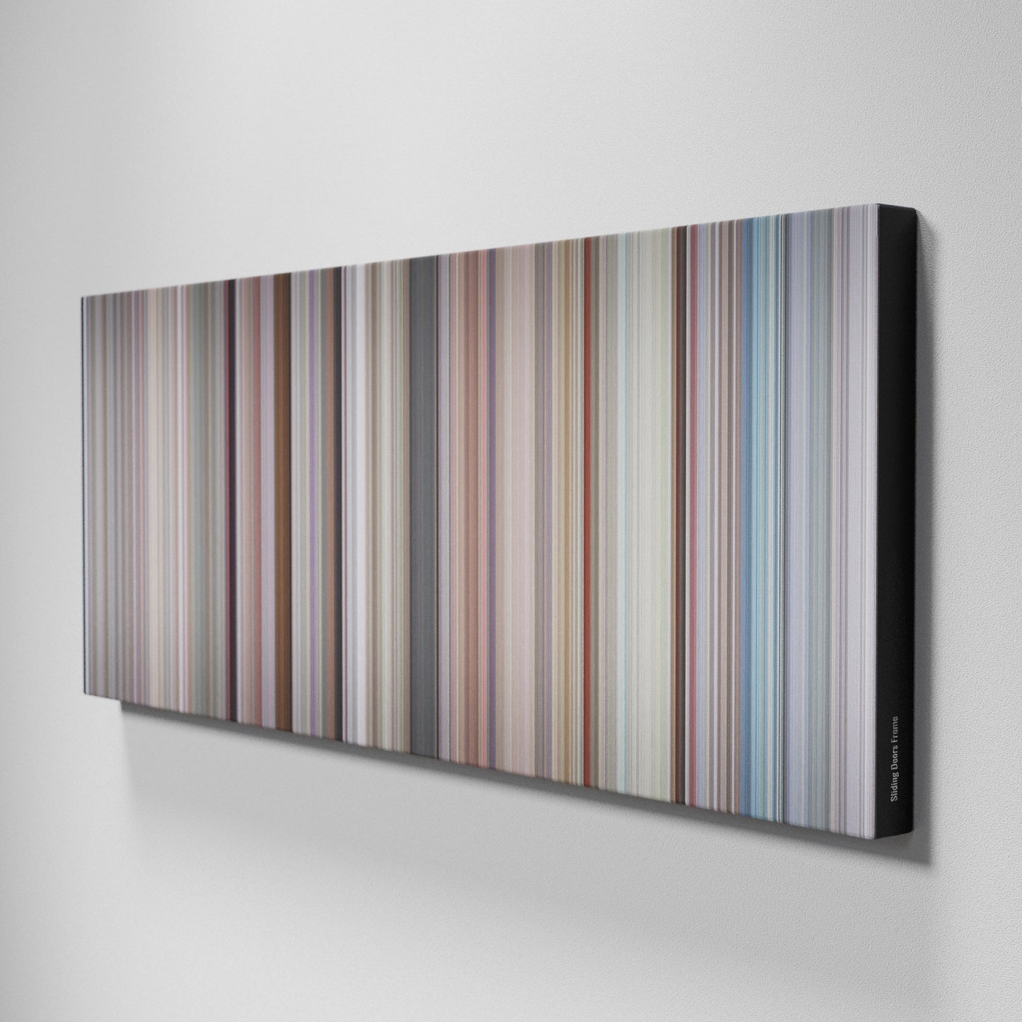 Side view of Buff's of Sliding Doors Frome on the wall