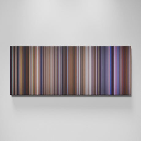 Contact movie canvas wall art - color palette print