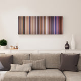 Contact canvas print in living room - film wall decor