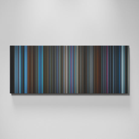 Blade Runner movie canvas wall art - color palette print