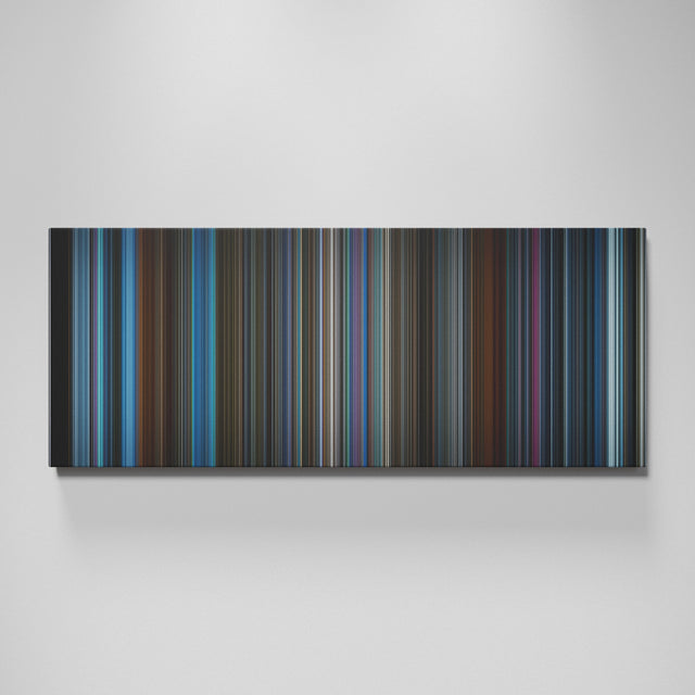 Blade Runner movie canvas wall art - color palette print